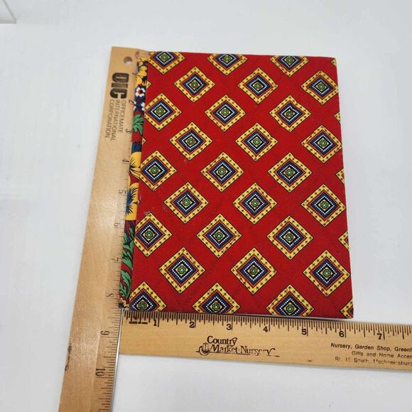 Vera Bradley Double Picture Frame Villa Red Retired Pattern Mothers Day Gift - Picture 3 of 8